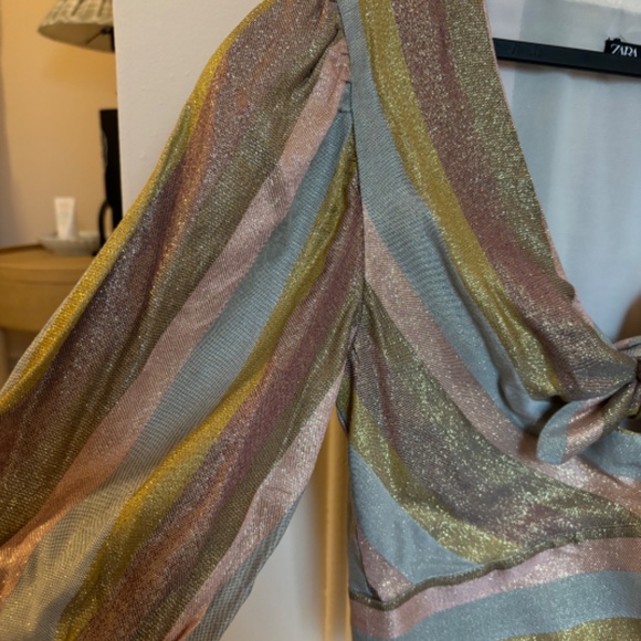 Metallic striped top - Picture 5 of 5